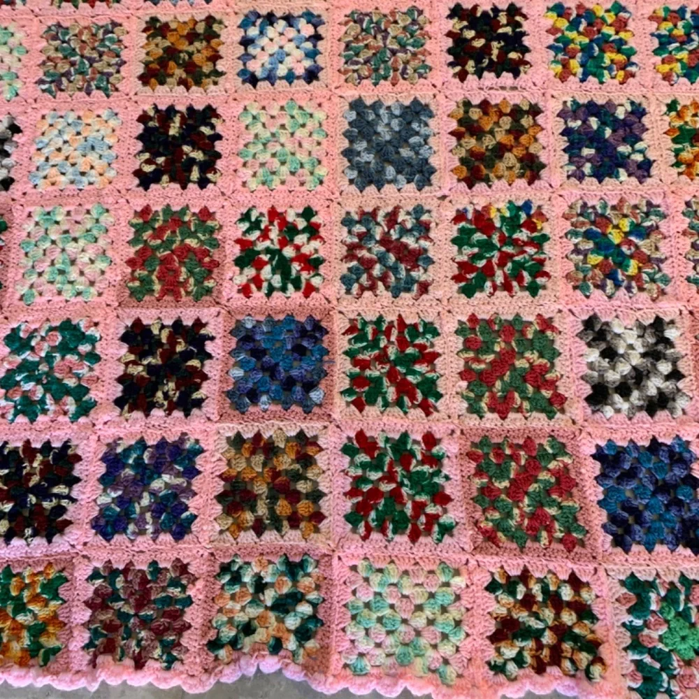 Handmade Granny Square Blanket 57